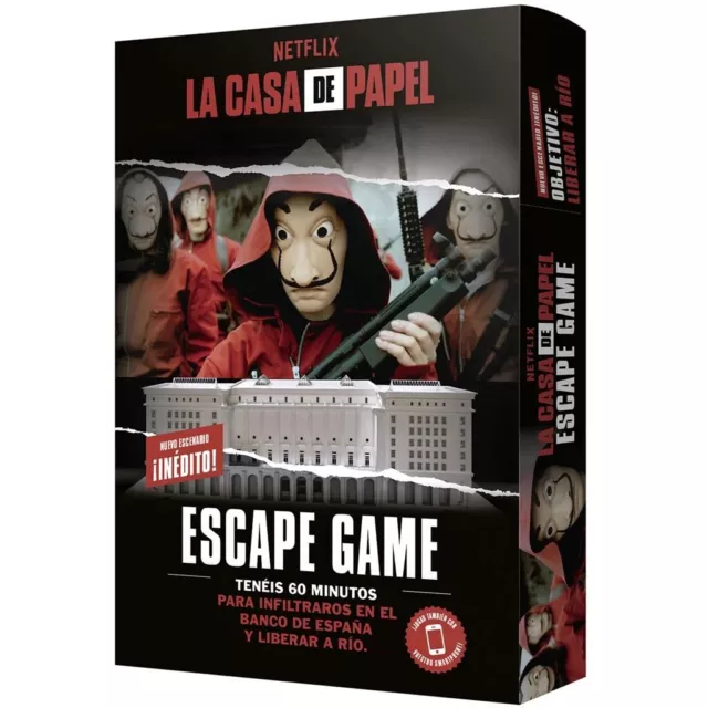 Juego De Mesa La Casa De Papel Escape Game 2, Juego La Casa De Papel