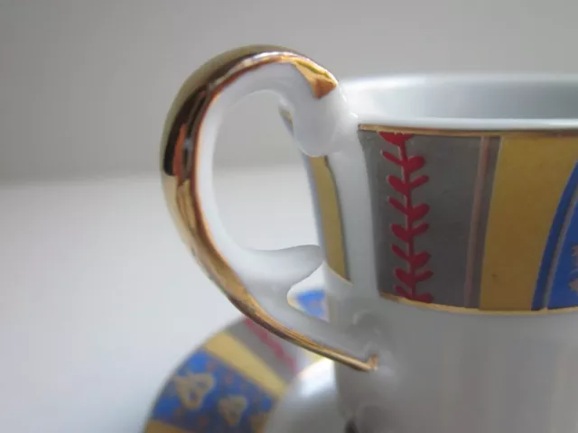 Miniatura Tazzina da Caffe in Porcellana-Rifinita Oro Zecchino-Duca di Bavaria