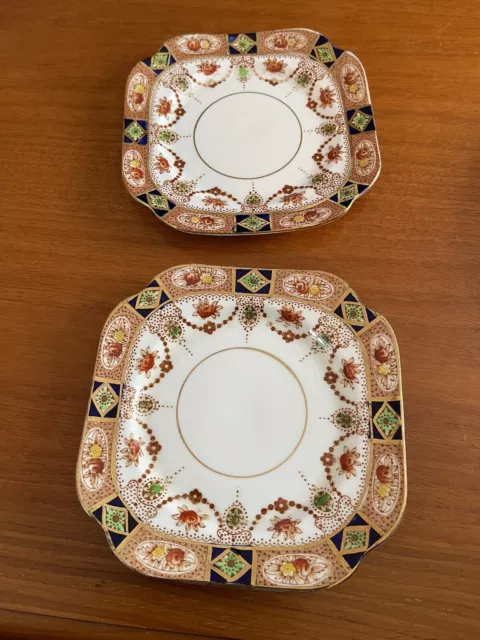 Vintage Colclough Bone China Tea Plates Set Of 2 Excellent Condition 1940s