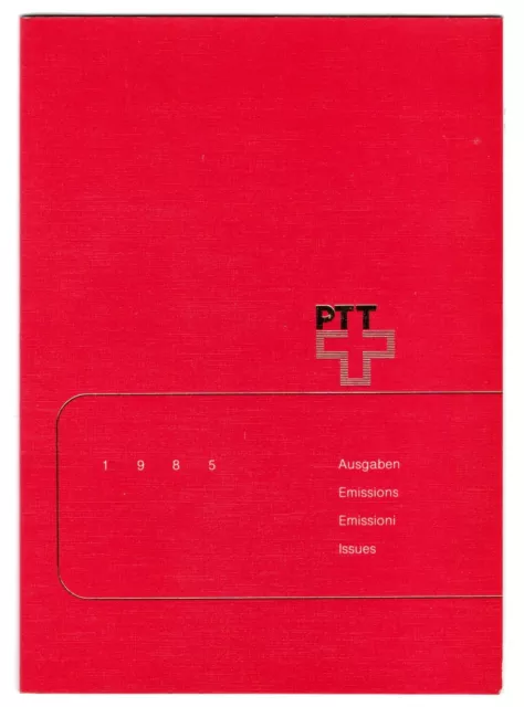 Briefmarken Schweiz PTT - Das rote Jahrbuch 1985 - postfrisch