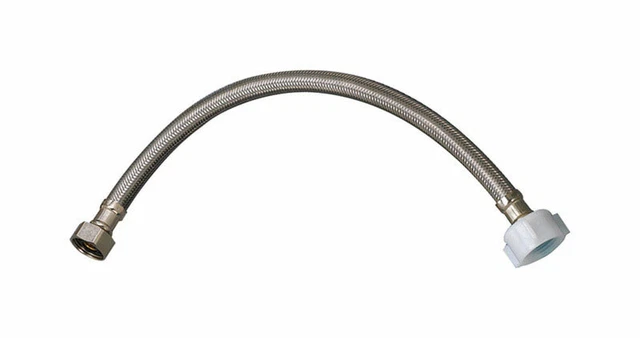 Piombo Pak 1/2 Fip X 7/8 x 9 L Ballcock Intrecciato Staless Acciaio Wc Supply Le