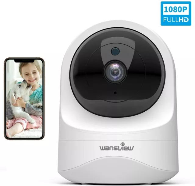 Camara Vigilancia Ip Wifi Wansview 1080P Vision Nocturna - Deteccion Movimiento