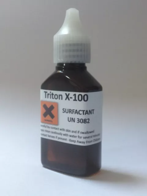 Triton X-100 (Octoxinol 9) Lab Grade SURFACTANT /  VINYL CLEANER/ Wetting Agent