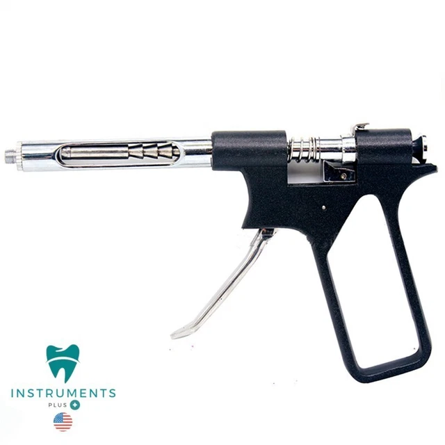 DENTAL INTRALIGAMENTAL SYRINGE Grip Anesthetic Syringes Gun Style 1.8ml