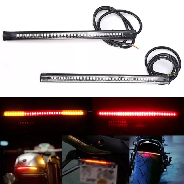 48 SMD LED Motorcycle Brake Brake Stop Blind Strip Stop Lic-EL