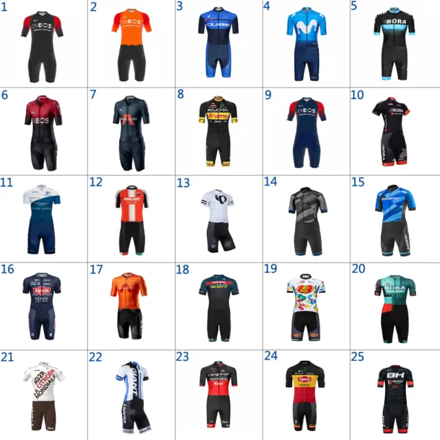 Mens ​​Cycling Bodysuit Short Sleeve cycling jumpsuit Cycling Jersey Triathlon