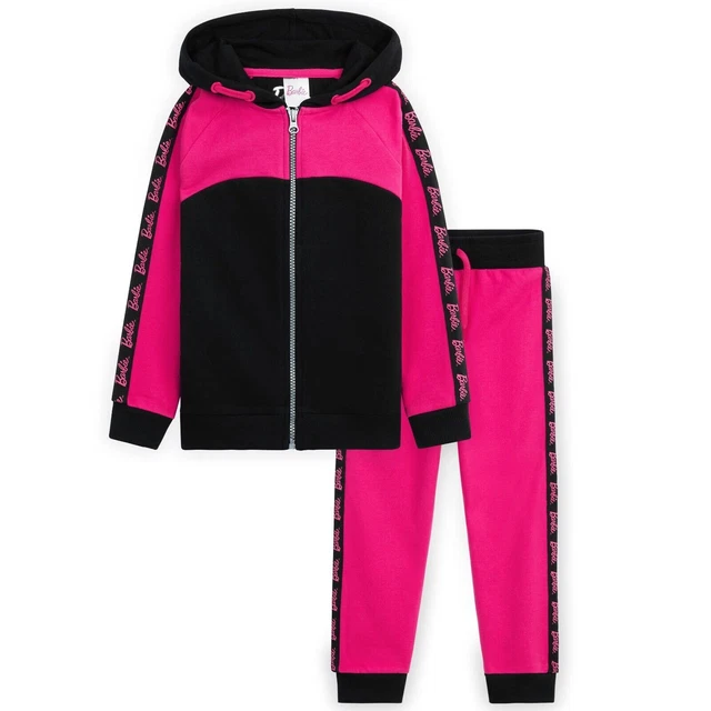 Barbie Girls Tracksuits, Zip Up Hoodie and Tracksuit - HOT PINK