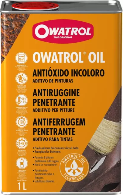 Owatrol OWATROL OIL Additivo Antiruggine multifunzionale vernice 1 LT