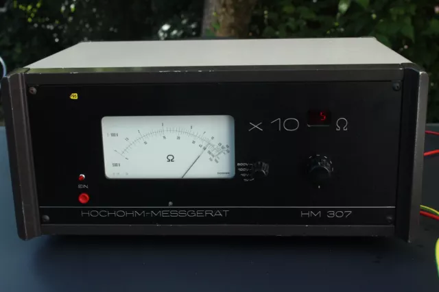 Hochohm-Messgerät Fetronic HM 307 (Teraohmmeter), getestet