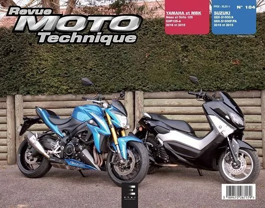 NMax Ocito GSX-S Revue Technique Moto SUZUKI Yamaha Etat - NEUVE PORT Reduit Fr