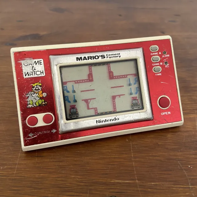 NINTENDO Game & Watch Mario’s Cement Factory AS-IS