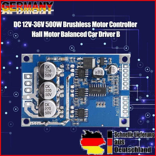 Hall Motor Balanced Car Driver Board 500W Brushless Motor Controller Module