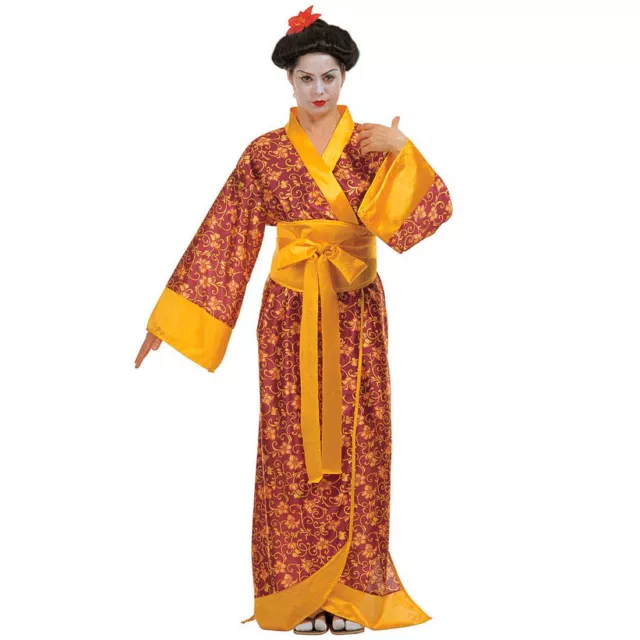 Geisha Kostüm L 40-42 Kimono Kleid Damenkostüm Japanisch Japan Verkleidung