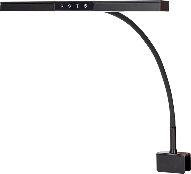 Piano Lamp with 3 Color Modes, Adjustable Height & Direction - Desk Piano Light