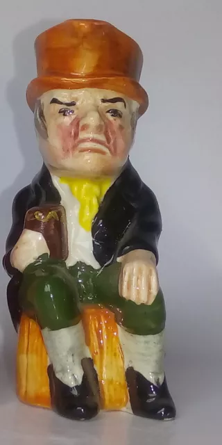 Rare Vintage (1930s) Small (8cm) Artone Bill Sikes Toby Jug - Exc Condition!