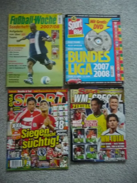 4 Zeitschriften Sport Sportbild Sonderheft WM Spezial etc. 2006/2007