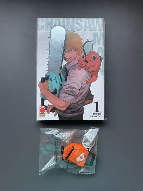 Chainsaw Man 1 Variant + Gadget - Tatsuki Fujimoto - PLANET MANGA PANINI COMICS