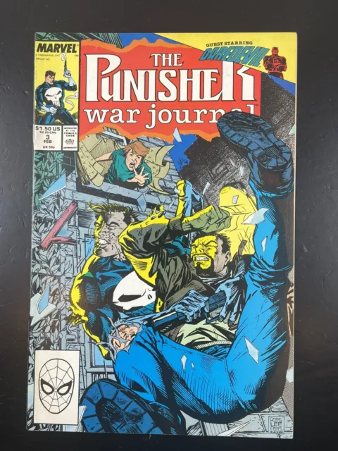 The Punisher War Journal #3 NM/NM+ (Marvel Comics 1988) Jim Lee Art | Daredevil
