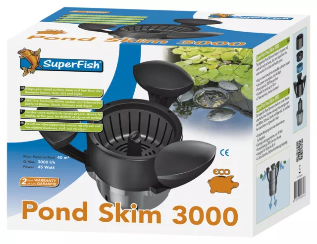 SF Pond Skim 3000 Skimmer Gartenteich für 40 qm