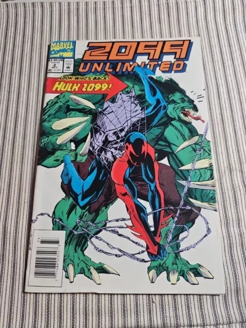 2099 Unlimited #2 First Print Marvel Comics (1993) Spider-Man Hulk