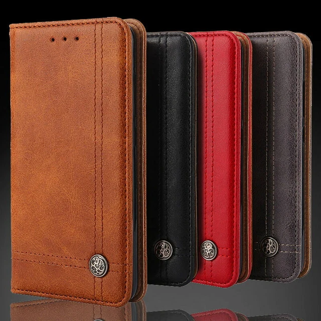 For Sony Xperia 10 III Lite L4 5 1 III Z5 XZ Premium Genuine Leather Case Cover
