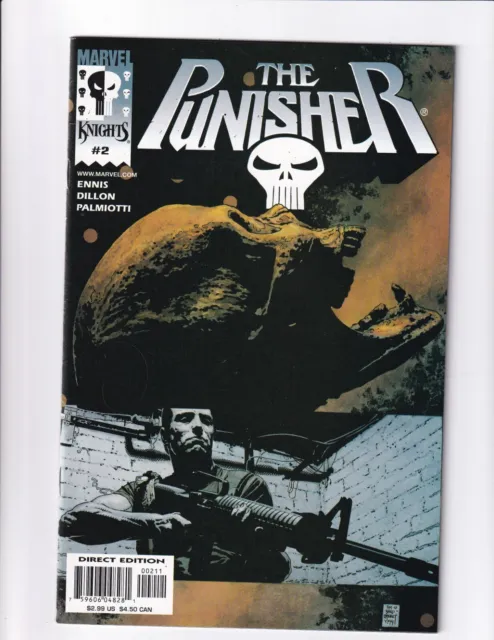 Punisher #2 VF/NM Marvel Knights 2000 Garth Ennis & Steve Dillon Bag/Boarded