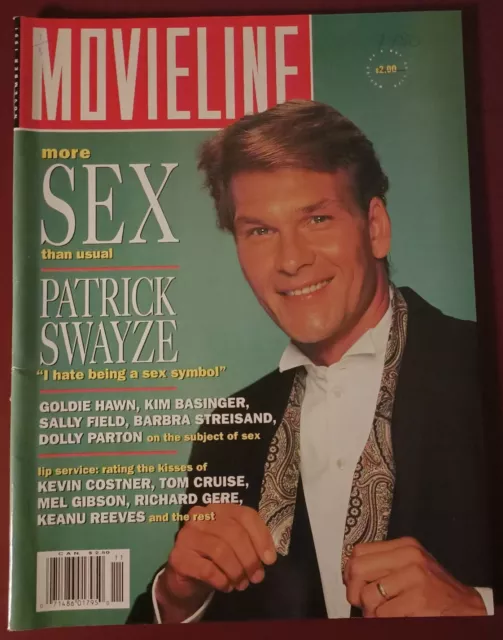 Movieline - November, 1991 - US Magazine / Patrick Swayze, 'Special Sex Issue'