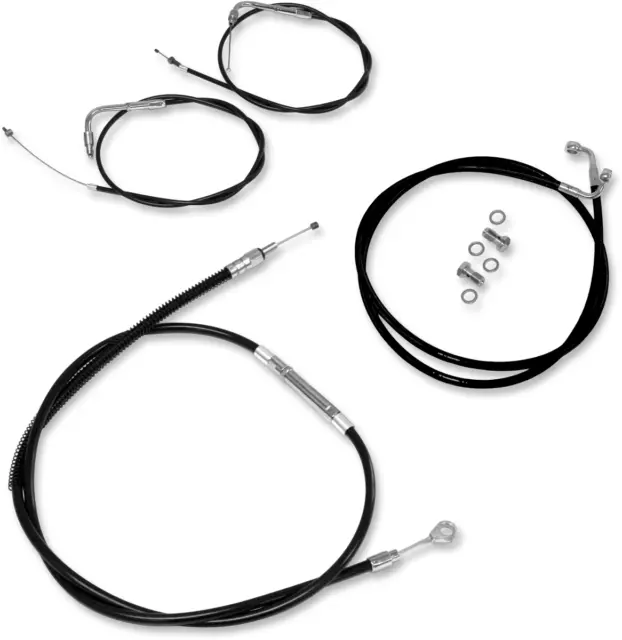 Baron Ba-8050Kt-12B Cable Kit For 12'-14' Apes Black Yamaha Xv 950 Abs 2015