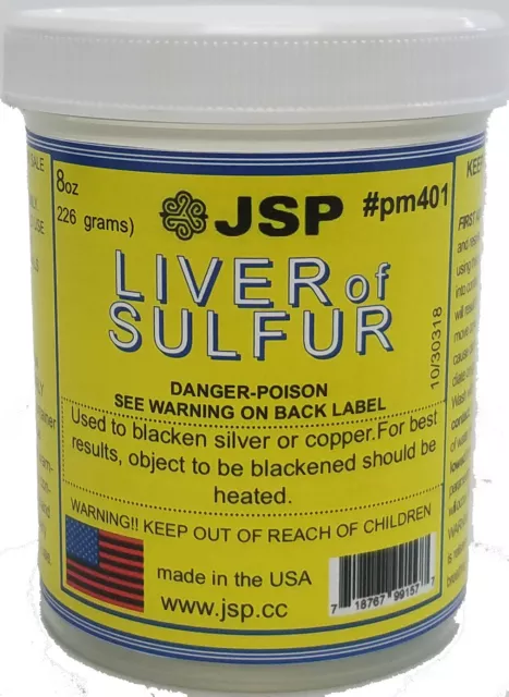 JSP® LIVER OF SULFUR 8 ounces (pm401)