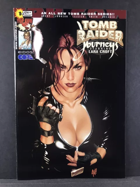 Tomb Raider Journeys 1 Image Comics 2001 Lara Croft Adam Hughes Cover NM