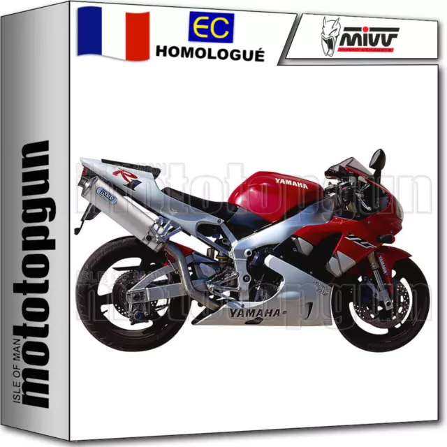 Mivv Pot D Echappement Hom Oval Haut Yamaha Yzf 1000 R1 1998 98 1999 99 2000 00