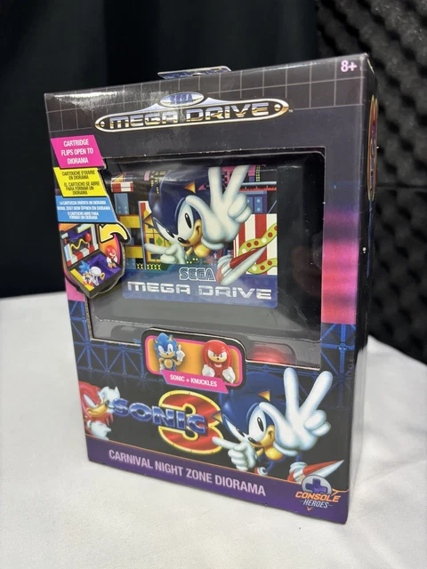 SEGA MEGA DRIVE Diorama Console Heroes Sonic The Hedgehog 3 VIRAL RETRO ...