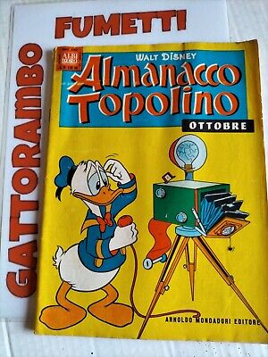 Albi d'oro Almanacco Topolino N.10 con gioco anno 1960 - Disney Mondadori ottimo