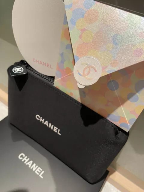 GENUINE Chanel Makeup Traveling Wash BAG VIP GIFT Beauty Counter 2