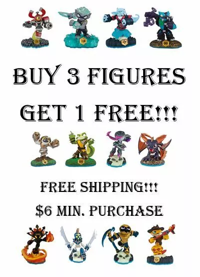 Skylanders GIANTS COMPLETE YOUR COLLECTION Buy 3 get 1 Free! *$6 Minimum*🎼