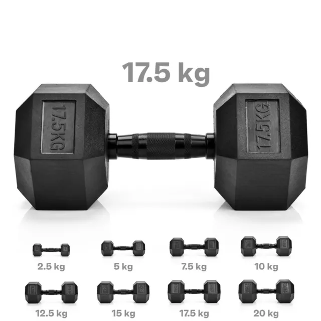 HEXAGON HANTEL Hex Kurzhanteln Fitness Hanteln Kompakthantel Dumbbell 2,5 -20kg