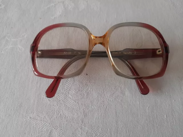 Vintage - Brille aus den 70er oder 80er Jahren - große Gläser