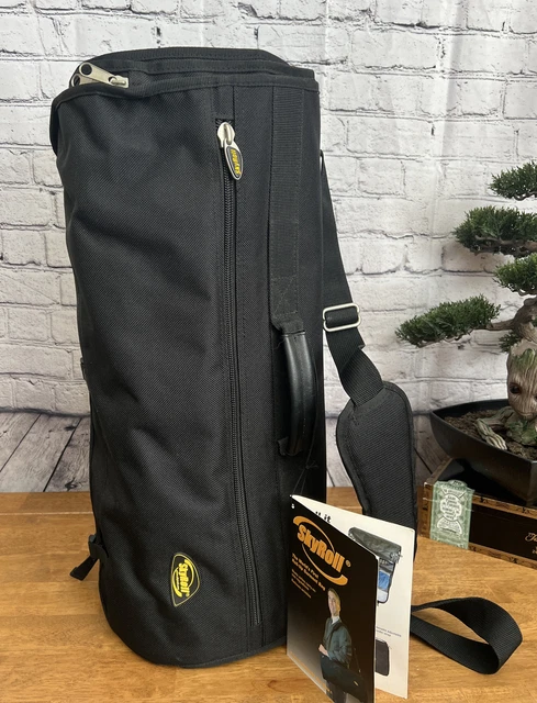 Skyroll 24" Nylon Garment Roll Up Carry On Luggage Black Travel Bag Carry On