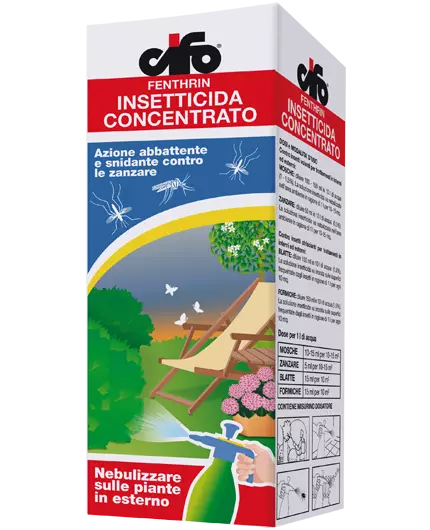 CIFO Fenthrin INSETTICIDA CONCENTRATO 200ML ABBATTENTE ZANZARE MOSCHE BLATTE