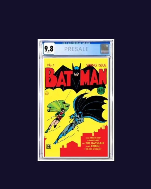 Batman #1 Facsimile Edition CGC 9.8 Graded PREORDER Cover A First Printing 2023