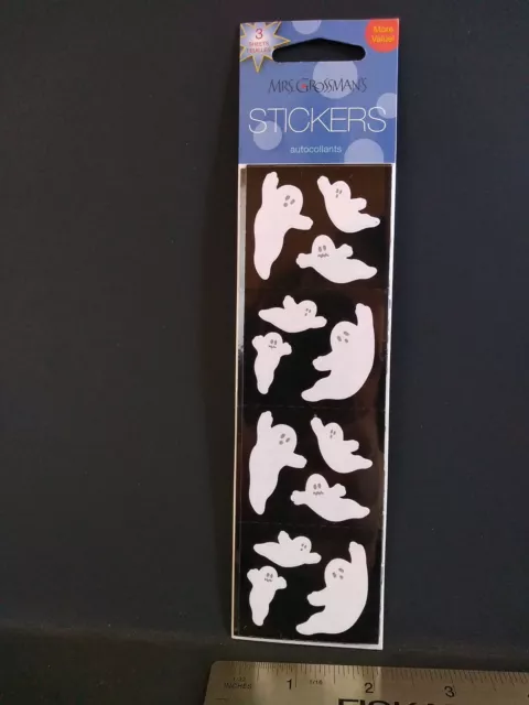 Mrs Grossmans Halloween Ghosts Sticker Strips Pack VTG NIP 2006