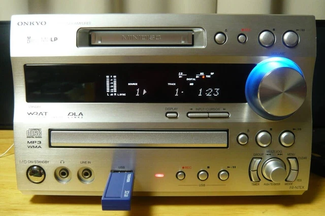 ONKYO FR-N9NX (S) CD MD Recorder tuner amplifier Deck MDLP MP3