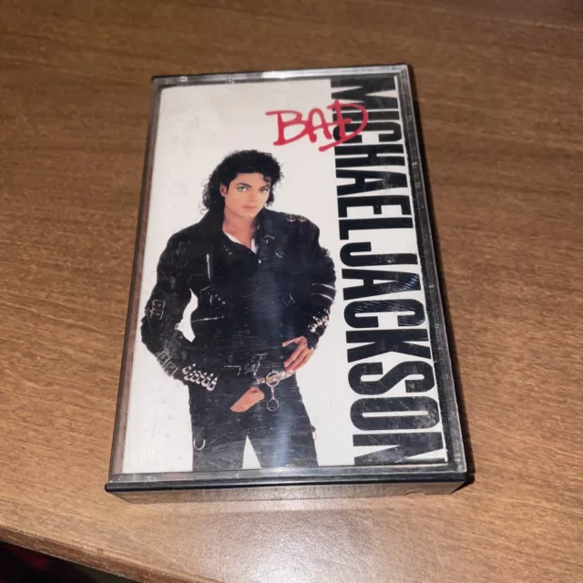 Michael Jackson Bad Cassette Tape Dance Pop Smooth Criminal 1987