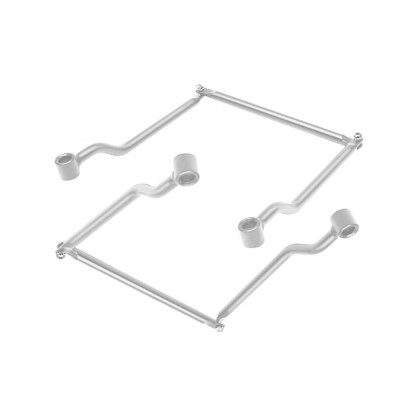 Support Ecarteurs de Sacoches pour Harley Davidson Dyna Fat Bob 08-17 Chrome 