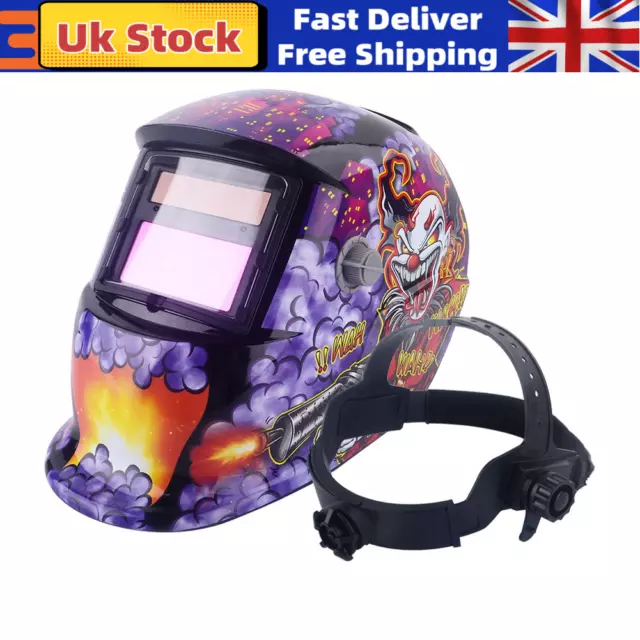 Auto Darkening Welding Mask Helmet Solar Powered Welders ARC TIG MIG Grinding UK