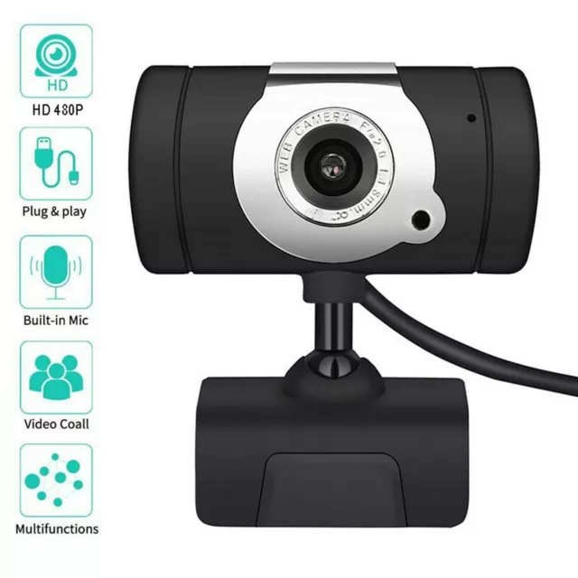 Webcam Full HD 1080P USB 2.0 Webcaméra avec Microphone Intégré Stéréo  Anti-bruit Caméra Web PC Portable Ordinateur de Bureau Plug et Play pour  Appel