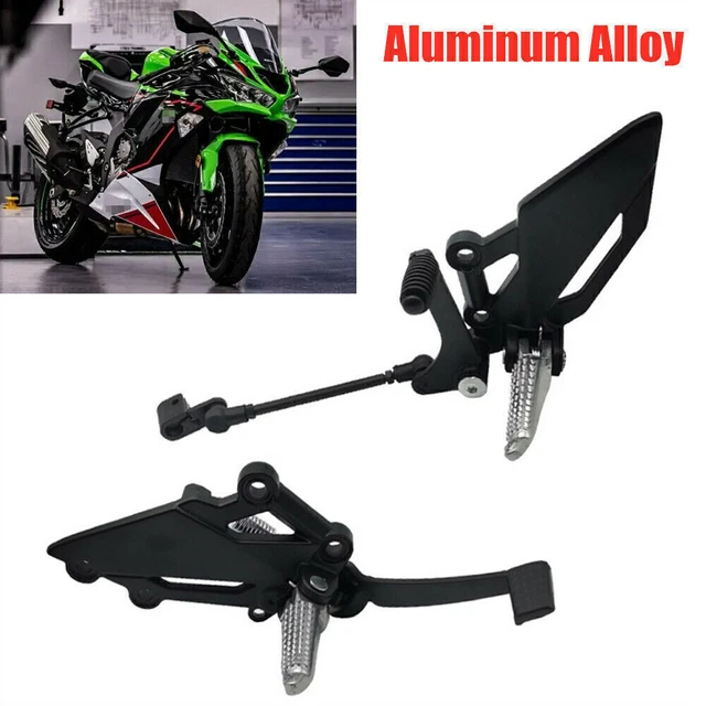 1Pair Motorcycle Shift Lever Frontset Foot Peg Bracket Footrest Pedal Shifter US