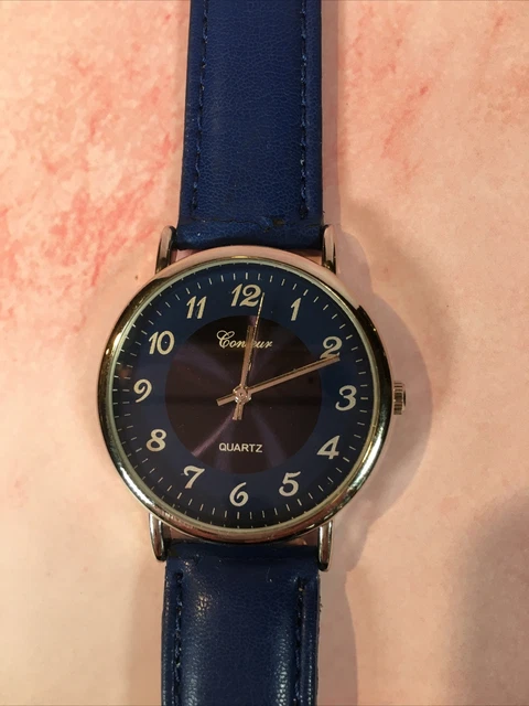 OROLOGI DA POLSO vintage uomo marca Conseur al quarzo Carino Ed