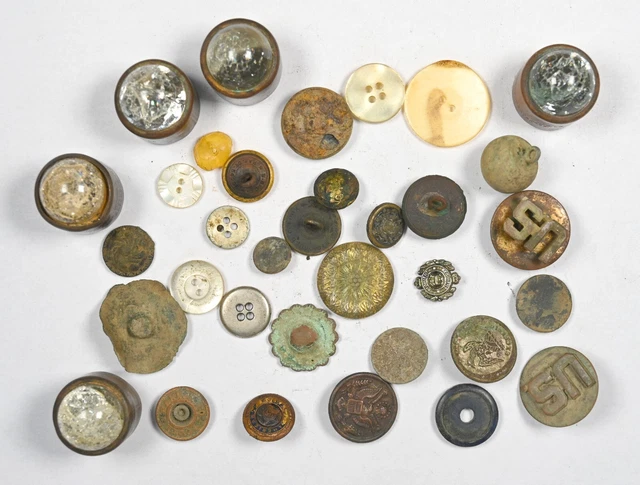 Metal Detecting Finds Job Lot 10  - Buttons