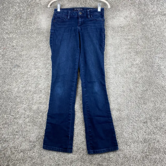 Guess Kate Boot Denim Jeans Women's Size 25 Blue Low Rise Dark Wash 5-Pocket